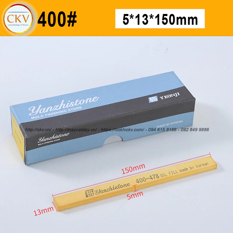 Đá mài dầu Yanzhi Stone 5x13x150 VH400 #400