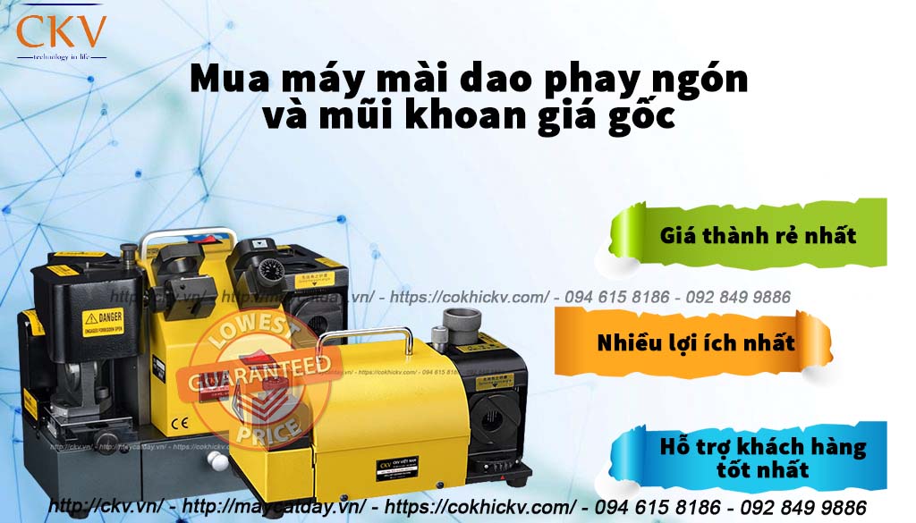 Mua máy mài dao phay ngón và máy mài mũi khoan giá gốc