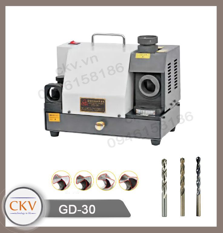 Máy mài mũi khoan CNC GD-30 (d13 - d30)