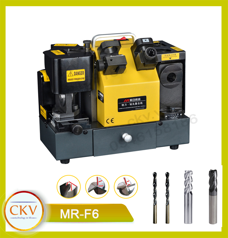 Máy mài dao phay ngón và mũi khoan MR-F6 (d13-d30)