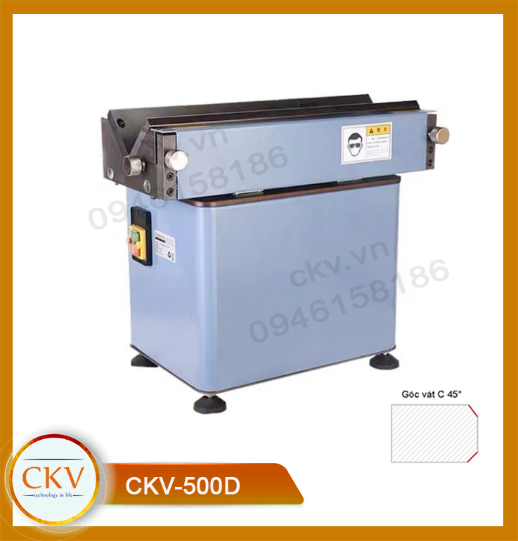 Máy vát mép cạnh thẳng bàn trượt CKV-500D