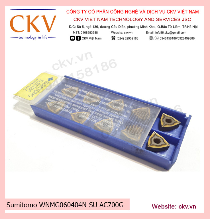 Sumitomo WNMG060404N-SU AC700G